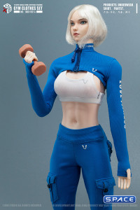 1/6 Scale Gym Clothes Set (blue)