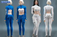 1/6 Scale Gym Clothes Set (blue)