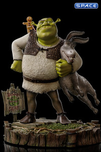 1/10 Scale Shrek, Donkey & The Gingerbread Deluxe Art Scale Statue (Shrek)