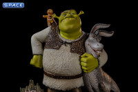 1/10 Scale Shrek, Donkey & The Gingerbread Deluxe Art Scale Statue (Shrek)