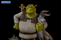 1/10 Scale Shrek, Donkey & The Gingerbread Deluxe Art Scale Statue (Shrek)