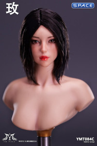 1/6 Scale red eye Rose Head Sculpt (black hair)