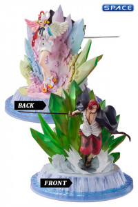 FiguartsZero Extra Battle Shanks and Uta PVC Statue (One Piece Film: Red)