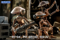 1/6 Scale R5-D4, Pit Droid and BD-72 TV Masterpiece Set TMS086 (The Book of Boba Fett)