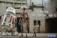 1/6 Scale R5-D4, Pit Droid and BD-72 TV Masterpiece Set TMS086 (The Book of Boba Fett)