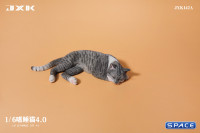 1/6 Scale resting Cat (grey)