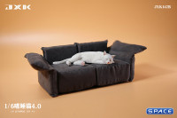 1/6 Scale resting Cat (white)