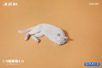 1/6 Scale resting Cat (white)