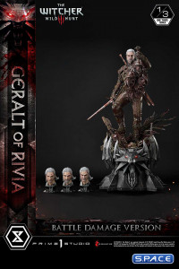 1/3 Scale Geralt of Rivia Museum Masterline Statue - Battle Damage Version (The Witcher 3: Wild Hunt)