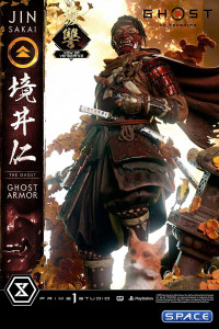 1/4 Scale Jin Sakai Vow of Vengeance Ghost Armor Ultimate Premium Masterline Statue (Ghost of Tsushima)