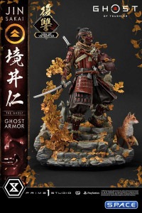 1/4 Scale Jin Sakai Vow of Vengeance Ghost Armor Ultimate Premium Masterline Statue (Ghost of Tsushima)