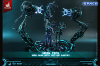 1/6 Scale Neon Tech Iron Man with Suit-Up Gantry Movie Masterpiece MMS672D50 (Iron Man 2)