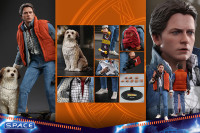 1/6 Scale Marty McFly & Einstein Movie Masterpiece Set MMS573 (Back to the Future)