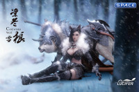 1/6 Scale female Berserker & Snow Wolf (Cold Winter Wolf)