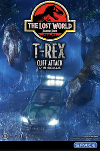 1/15 Scale T-Rex Cliff Attack Legacy Museum Collection Statue - Bonus Version (The Lost World: Jurassic Park)