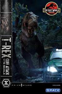 1/15 Scale T-Rex Cliff Attack Legacy Museum Collection Statue - Bonus Version (The Lost World: Jurassic Park)