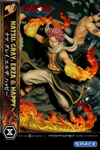 1/7 Scale Natsu, Gray, Erza & Happy Concept Masterline Statue (Fairy Tail)