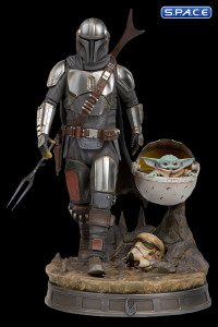 1/4 Scale The Mandalorian & The Child Legacy Replica Statue (The Mandalorian)