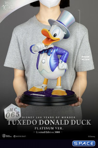 Tuxedo Donald Duck Master Craft Statue - Platinum Version (Disney)