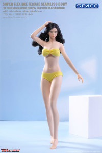 1/6 Scale Seamless female Body S48 with head sculpt (medium breast/pale)