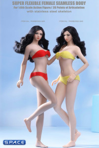 1/6 Scale Seamless female Body S49 with head sculpt (medium breast/suntan)