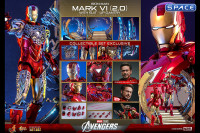 1/6 Scale Iron Man Mark VI 2.0 with Suit-Up Gantry Movie Masterpiece MMS688D53 (The Avengers)