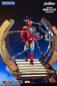 1/6 Scale Iron Man Mark VI 2.0 with Suit-Up Gantry Movie Masterpiece MMS688D53 (The Avengers)