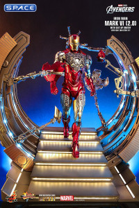 1/6 Scale Iron Man Mark VI 2.0 with Suit-Up Gantry Movie Masterpiece MMS688D53 (The Avengers)