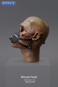 1/6 Scale grotesque Gas Mask Zombie Head Sculpt