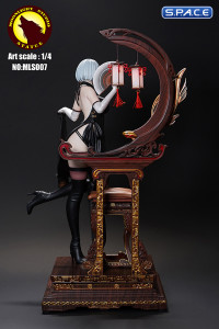 Humanoid Robot Girl Statue