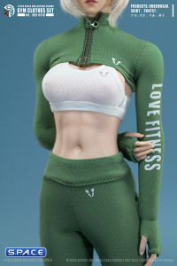 1/6 Scale Gym Clothes Set (green)