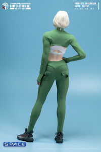 1/6 Scale Gym Clothes Set (green)