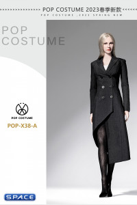 1/6 Scale Womens Spring Coat (black)