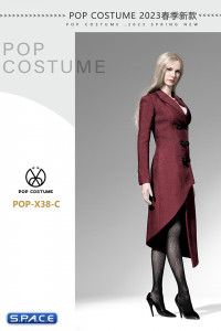 1/6 Scale Womens Spring Coat (red)