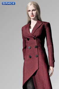 1/6 Scale Womens Spring Coat (red)