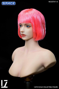 1/6 Scale Daphne Head Sculpt (pink hair)