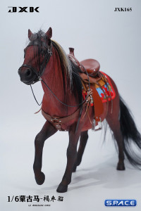 1/6 Scale jog trot Mongolian Horse (red)