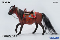 1/6 Scale jog trot Mongolian Horse (red)