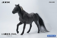 1/6 Scale jog trot Mongolian Horse (black)