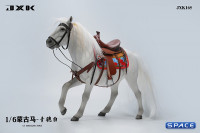 1/6 Scale jog trot Mongolian Horse (white)