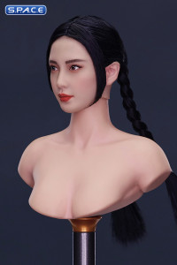 1/6 Scale Lenya Head Sculpt (black hair with braids)