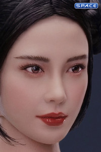 1/6 Scale Lenya Head Sculpt (black hair with space buns)