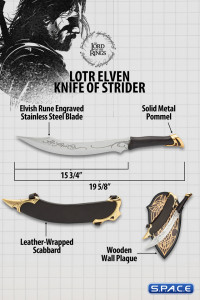 1:1 Aragorns Elven Knife Life-Size Replica (Lord of the Rings)