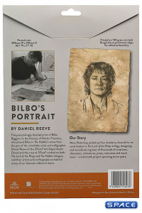 Bilbo Baggins Portrait Art Print (The Hobbit)