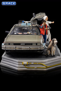 1/10 Scale DeLorean Full Set Deluxe Art Scale Statue (Back to the Future)