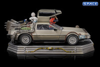 1/10 Scale DeLorean Full Set Deluxe Art Scale Statue (Back to the Future)