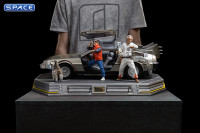 1/10 Scale DeLorean Full Set Deluxe Art Scale Statue (Back to the Future)