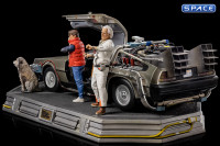 1/10 Scale DeLorean Full Set Deluxe Art Scale Statue (Back to the Future)