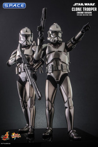 1/6 Scale Clone Trooper Movie Masterpiece MMS643 - Chrome Version (Star Wars)