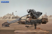 Din Djarin & Grogu on Speeder Bike Premier Collection Statue (The Mandalorian)